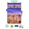 3D panel printed duvet cover set sheet set